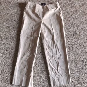 Long tall sally khaki capris stretch dress pant